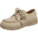 TATA他她女鞋2025年秋休闲鞋百搭女勃肯鞋新款圆头鞋子7A427CM5