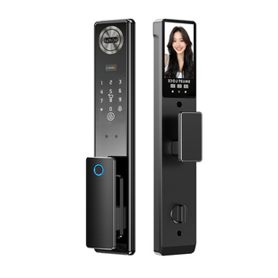 永固华3D人脸识别智能门锁指纹锁防盗可视猫眼哨兵监控电子密码锁