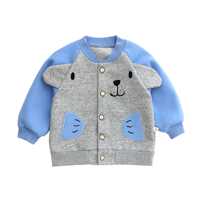 儿童秋冬新款棒球服外套