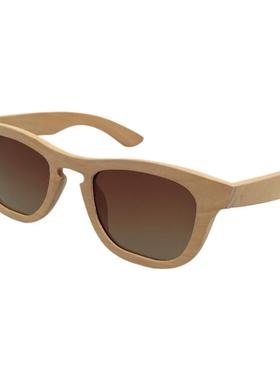 原木本色偏光墨镜 浅色系柏木太阳镜