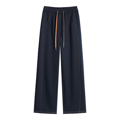 香蕉裤弯刀镰刀裤窄版阔腿裤女