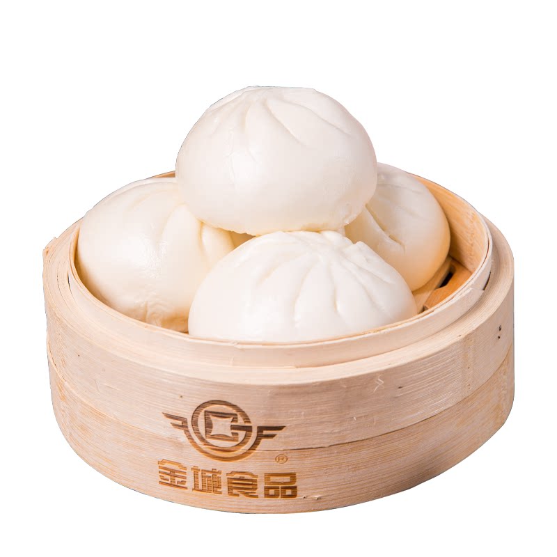 金城食品大肉包广式早茶方便速食早餐粤式早点心包子80g*6个