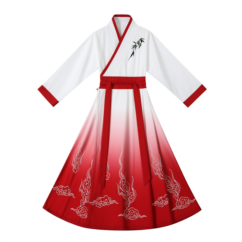 汉服男童国学服中国风古装书童服装三字经弟子规儿童演出服小学生