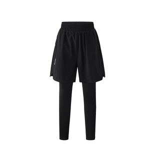 【断码清仓】儿童假两件裤速干凉感防晒训练秋季抗菌男运动长裤