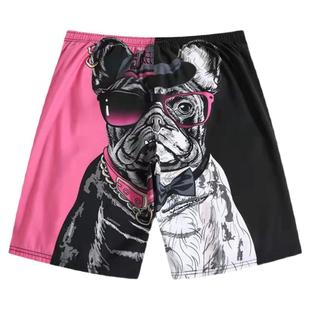 沙滩裤男士速干休闲运动短裤男五分裤情侣大裤衩游泳裤女潮牌夏季