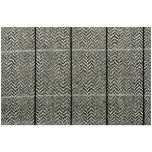 色织人字纹毛料布料西装大衣裤子春秋青灰色全羊毛呢格子服装面料