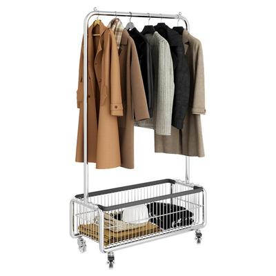 女装服装店展示架移动落地挂衣架