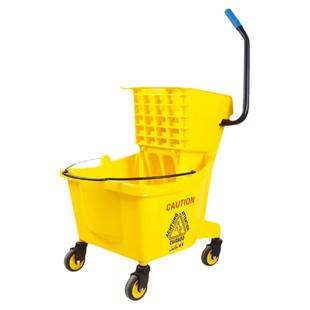 白云超宝榨水车B-040C-3免手洗拖把拖地桶酒店挤水清洁柞水24L