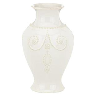 现 纽约下城公园进口雷纳克斯珍珠项链浮雕典雅温润白瓷花瓶两款