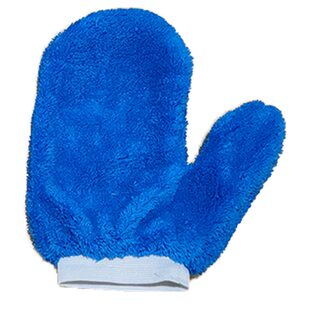 家具清洁打蜡抛光手套红木精油专用除静电加厚双面除尘毛巾蓝色