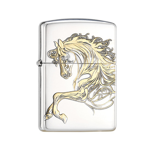 zippo正品打火机 马到成功官方旗舰店防风煤油送男朋友礼物高颜值