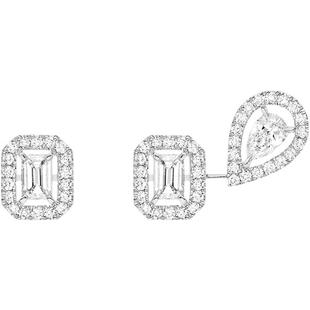 【新年礼物】MESSIKA/梅西卡My Twin 18K白金玫瑰金黄金钻石耳环