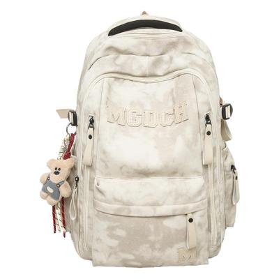 多功能宽背带书包双肩背包