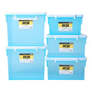 天马株式会社可叠加塑料卡式收纳箱加厚有盖整理储物盒衣服储物箱