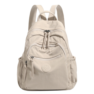 香港品牌2025新款背包轻便双肩包女旅行包防泼水尼龙布包时尚书包