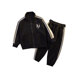 儿童装5男童春装中童10运动套装7春秋帅气12大童男装15岁男孩衣服