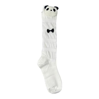 甜美可爱熊猫堆堆袜袜子