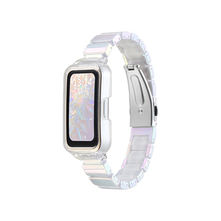 适用华为手环11手表带新款树脂手带9nfc版高级感腕带band8智能运动表链7高颜值女款专用荣耀6pro韩系10代硅胶