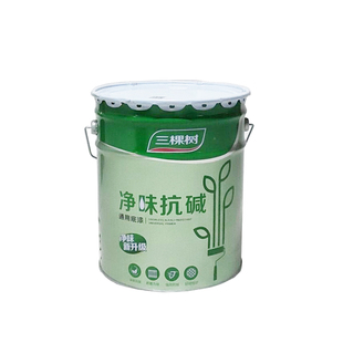 三棵树净味抗碱通用底漆乳胶漆粉刷室内环保白色油漆自刷涂料20kg