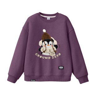 it GROUNDZERO儿童卫衣春季薄款女童春秋款韩系上衣2026新款春装