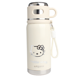 保温杯女生高颜值带茶隔泡茶杯简约316吸管水杯学生上学专用杯子