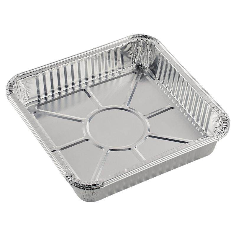 空气炸锅专用纸锡纸盘烧烤箱烘焙锡箔碗家用锡纸盒食物纸碗