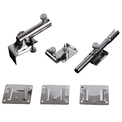 加厚插片不锈钢左右互换钓箱配件