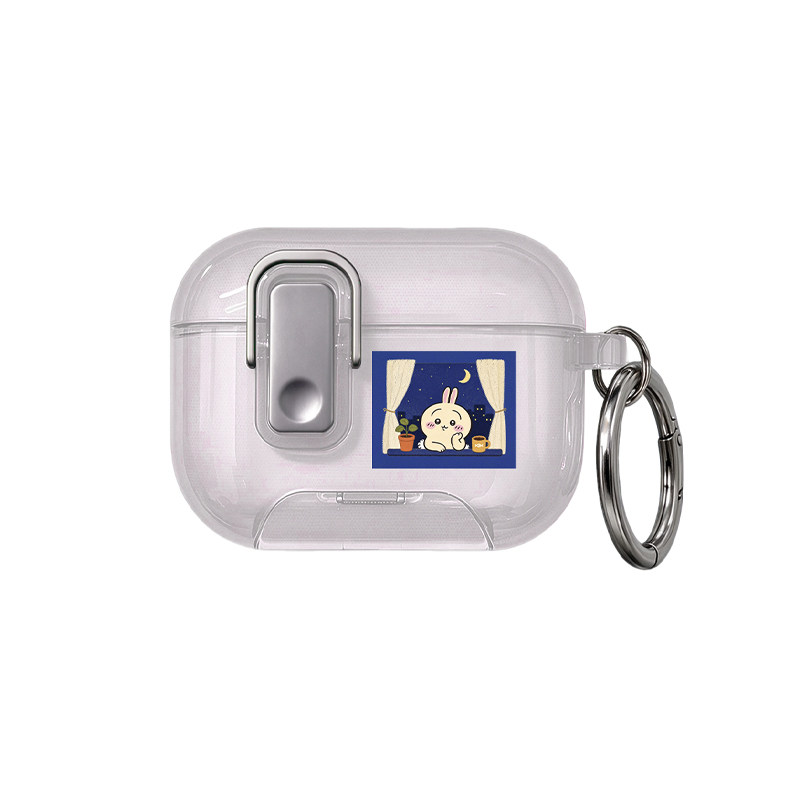 苹果AirPods4/5/Pro3弹盖透明壳