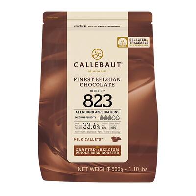 嘉利宝33.6%牛奶巧克力豆500g