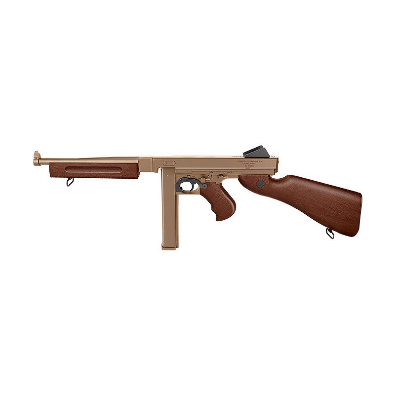 司骏汤姆逊M1A1电动单连发冲锋
