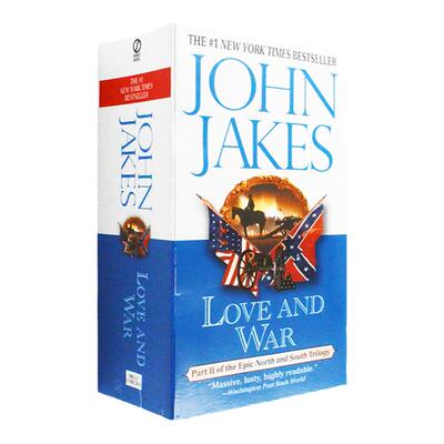 【现货】爱情与战争 南北战争三部曲第二部 Love and War: North and South Trilogy Part 2 口袋版 John Jakes 正版进口