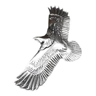 s925纯银高桥老鹰吊坠日韩百搭复古印第安风格男女款搭配毛衣链坠