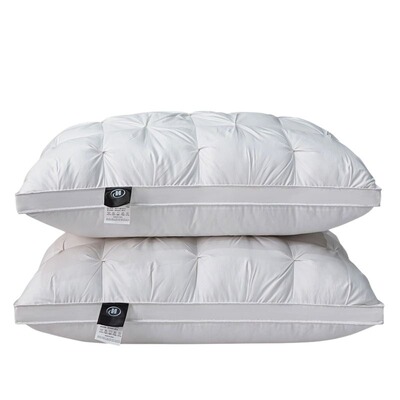 仿羽绒护颈枕头一对|千人加购