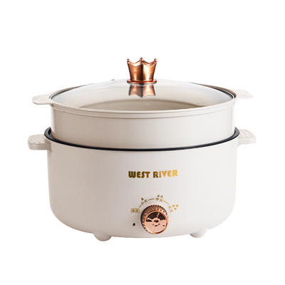 德国全自动电火锅一体炒菜电炒锅多功能料理锅蒸煎炒涮不粘烹饪锅