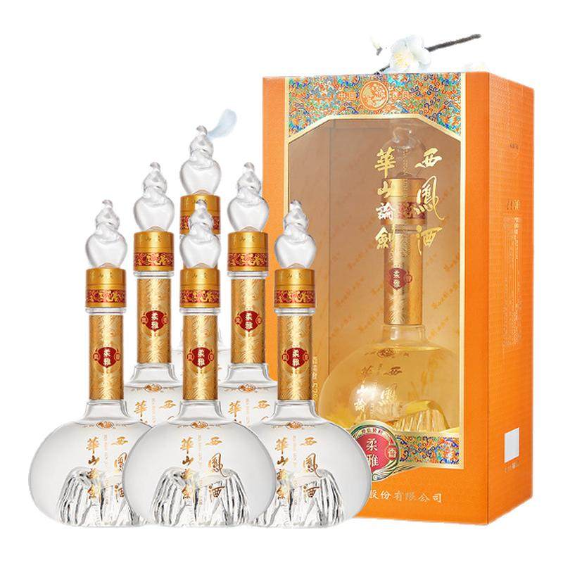 西凤华山论剑52香型高度白酒