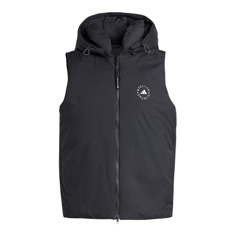 Adidas/阿迪达斯正品SMCPADEDVEST新款女经典黑色马甲棉服JW2038