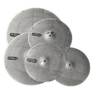 架子鼓静音镲片弱音镲吊镲叮叮镲消音擦踩镲片套装14/16/18/20寸