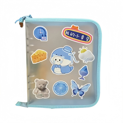 高颜值拉链孕产检手提资料册