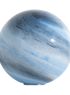 八大行星书房桌面琉璃样板间装饰