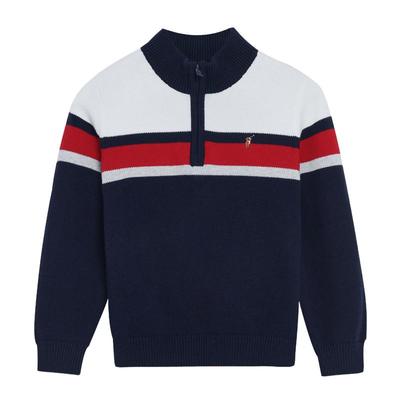 POLOWALK秋季男童线衫半开襟