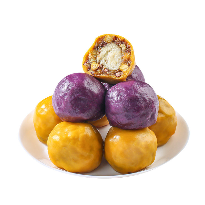 千味寻味狮杂粮夹心手工粘豆包