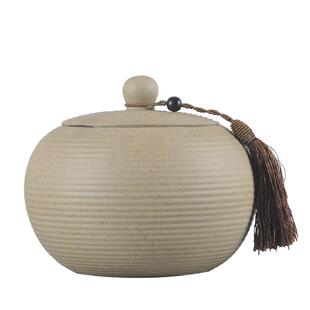 万瓷朝宗通用粗陶陶瓷如意普洱茶叶罐密封罐大号陶罐茶罐储存罐