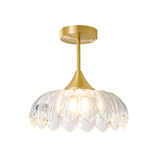 全铜过道灯法式进门入户玄关衣帽间阳台轻奢楼梯高级感人体感应灯