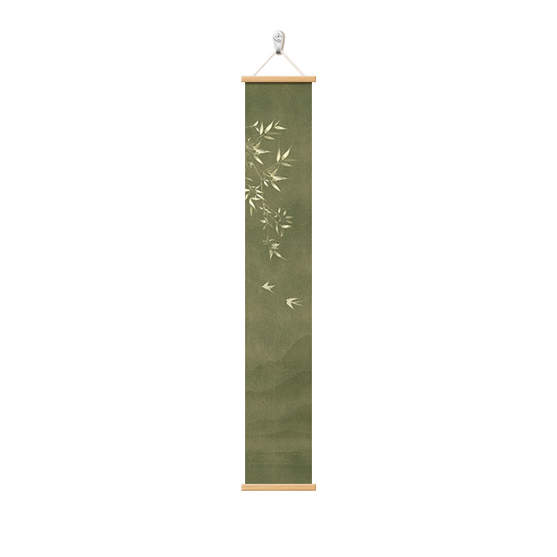 新中式竹子玄关装饰画茶室挂画