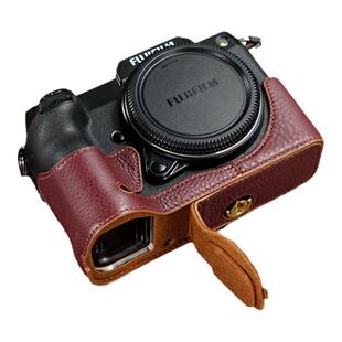 耐影真皮底座适用于富士GFX100S中画幅GFX50S2相机皮套专用保护套