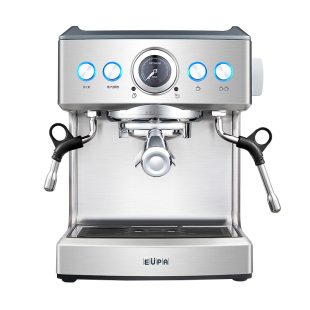 灿坤 TSK-1858B咖啡机家用办公室全半自动意式浓缩现磨不锈钢商用