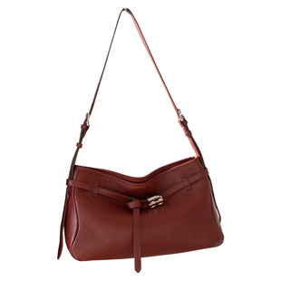 纯牛皮大容量腋下单肩斜挎包女百搭2026春季新款真皮休闲包放雨伞