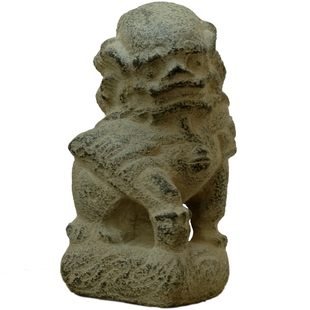 ladylike 中式青石小石狮子石雕摆件 桌面茶几微景观装饰品摆件