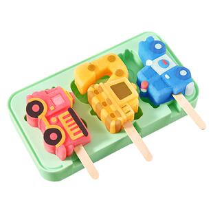 雪糕模具食品级软硅胶家用自制冰棒冰棍儿童冰淇淋冰糕奶酪棒磨具