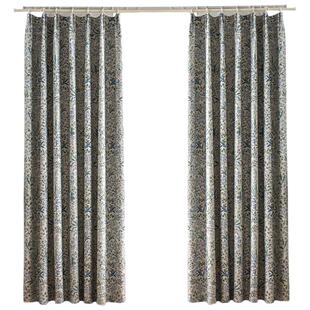 美式复古碎花田园风窗帘全遮光新款客厅高端大气卧室轻奢民宿定制